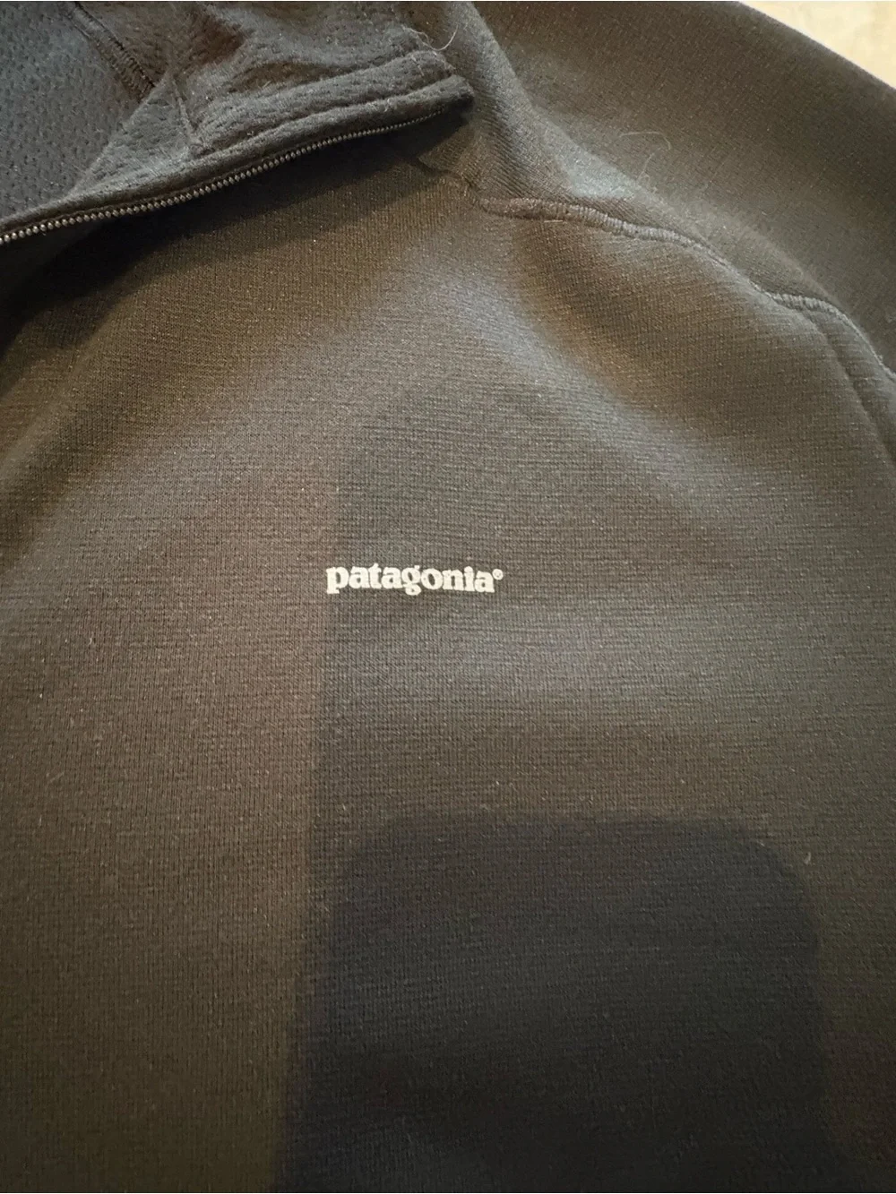 Men’s black Patagonia 1/4 zip